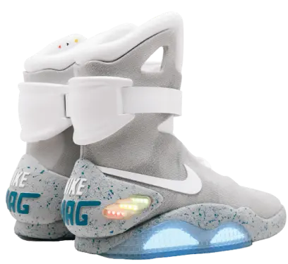 кроссовки nike air mag, вид сзади