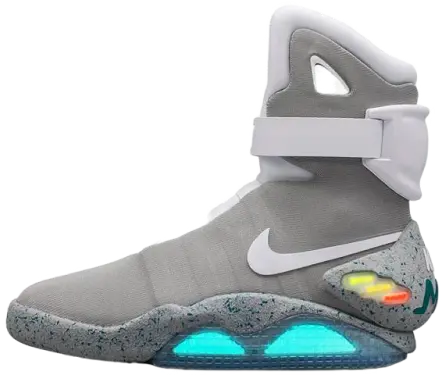 кроссовки nike air mag, вид сбоку